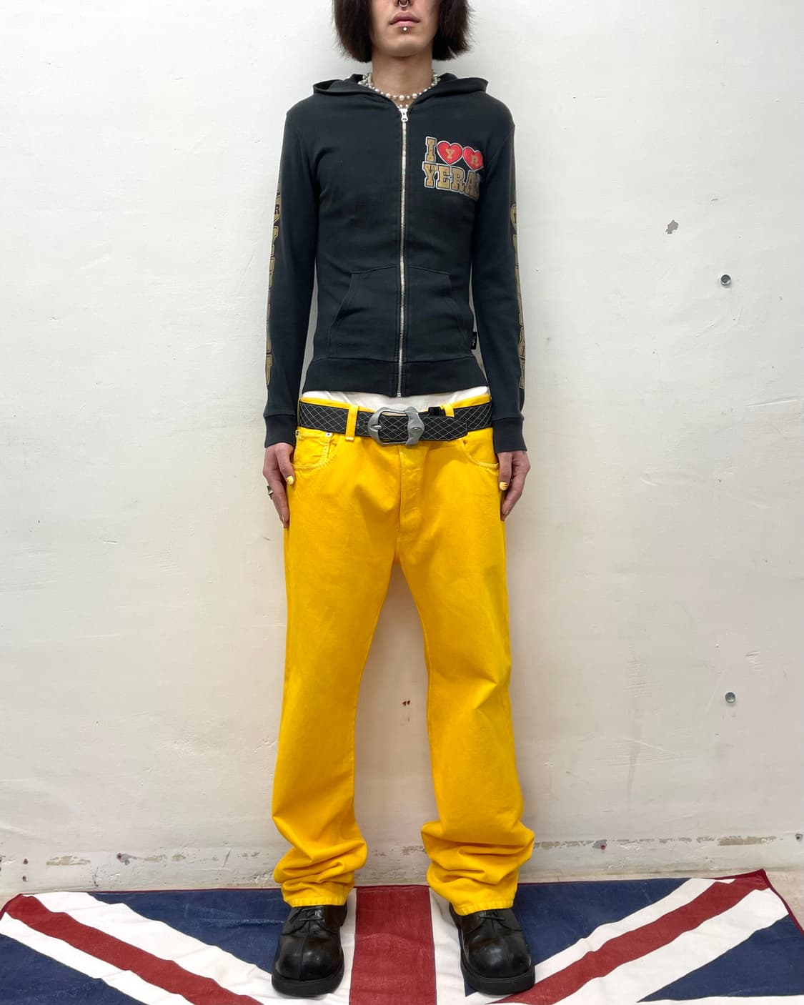 I love I Y&B Retro Hooded Zip-Up  상품이미지7