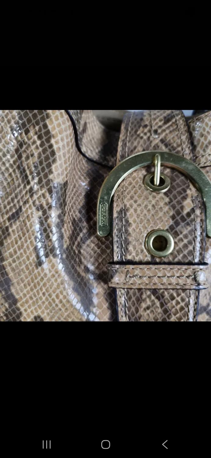 코치 파이톤 호보백 상품이미지3