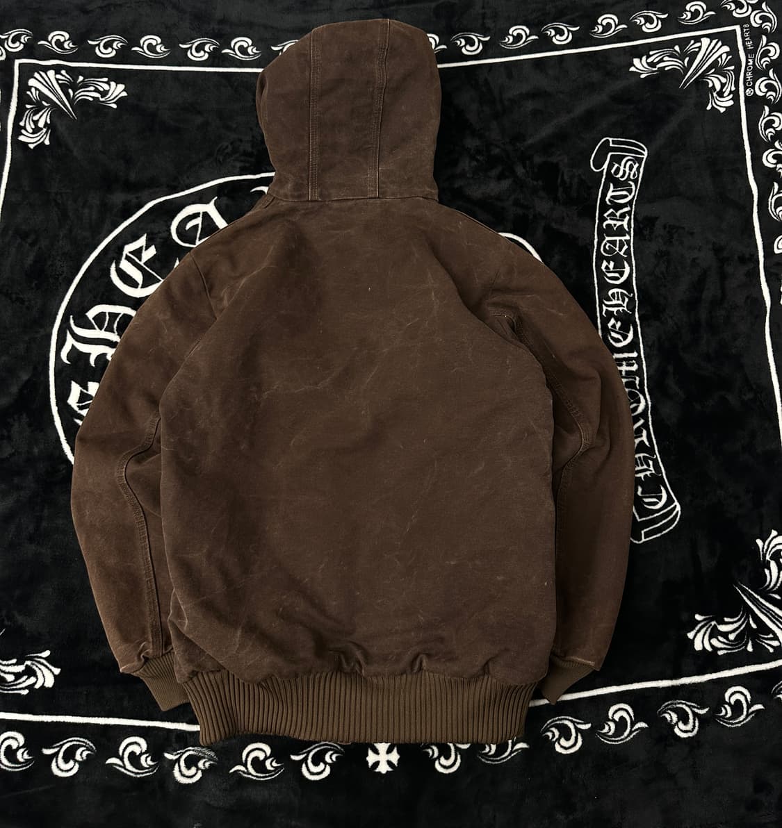 XL) 칼하트 액티브 j130 페이딩크랙워싱(딥브라운) 상품이미지5