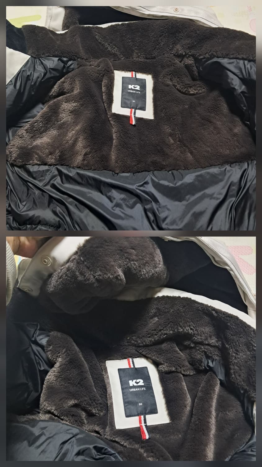 K2 고스트 구스다운 헤비 패딩 90 아이보리 55~66(남녀공용가능) 상품이미지7