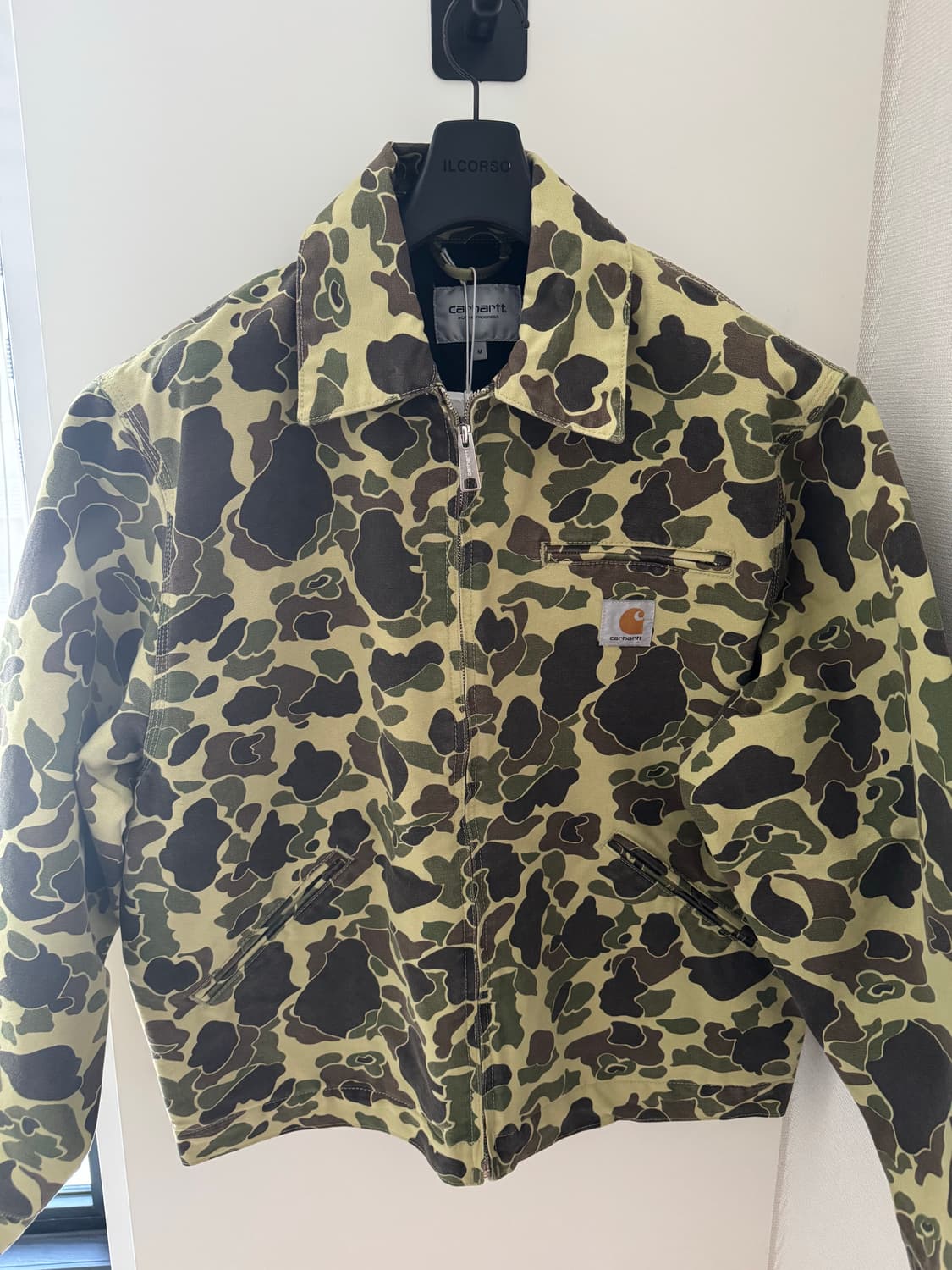 칼하트WIP 디트로이트 자켓 카모 덕그린 상품이미지2