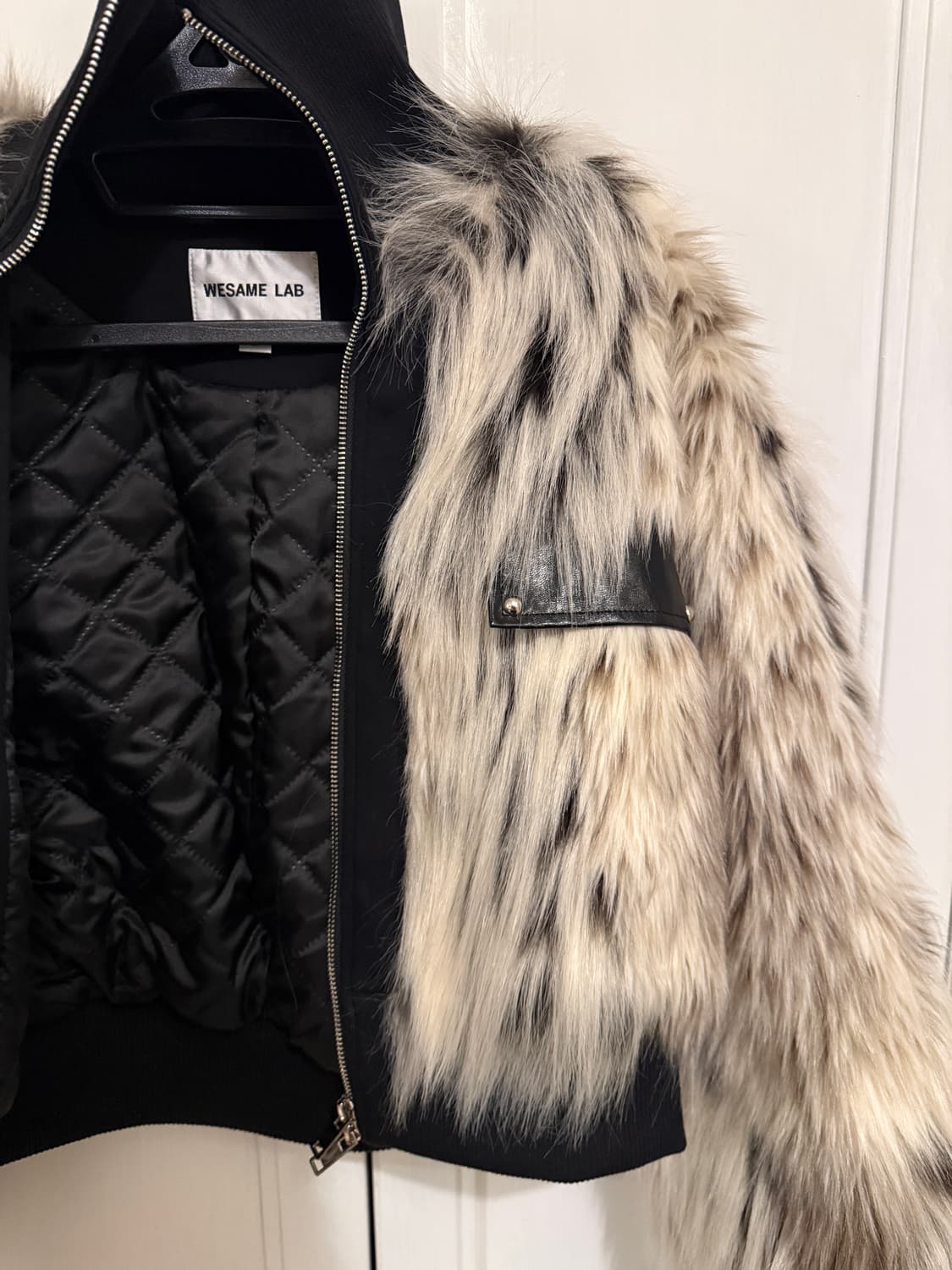 wesame lab cropped fur jacket 상품이미지4