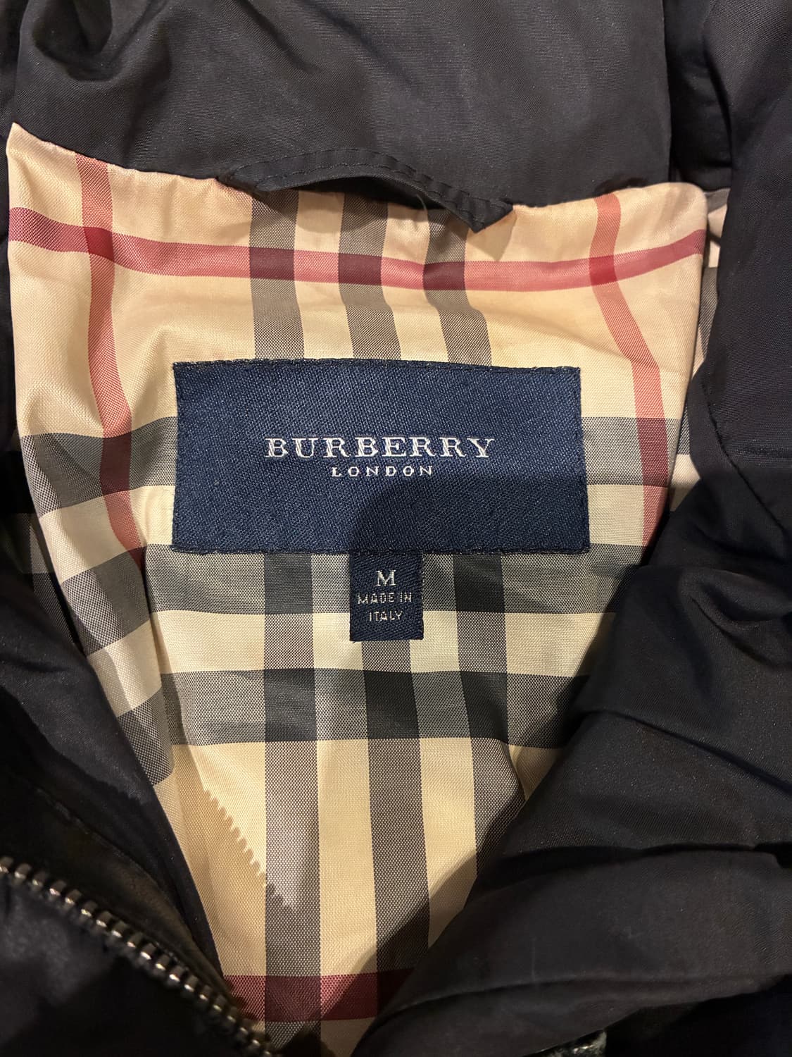 M) 버버리 다운 롱패딩 코트 블랙 상품이미지3