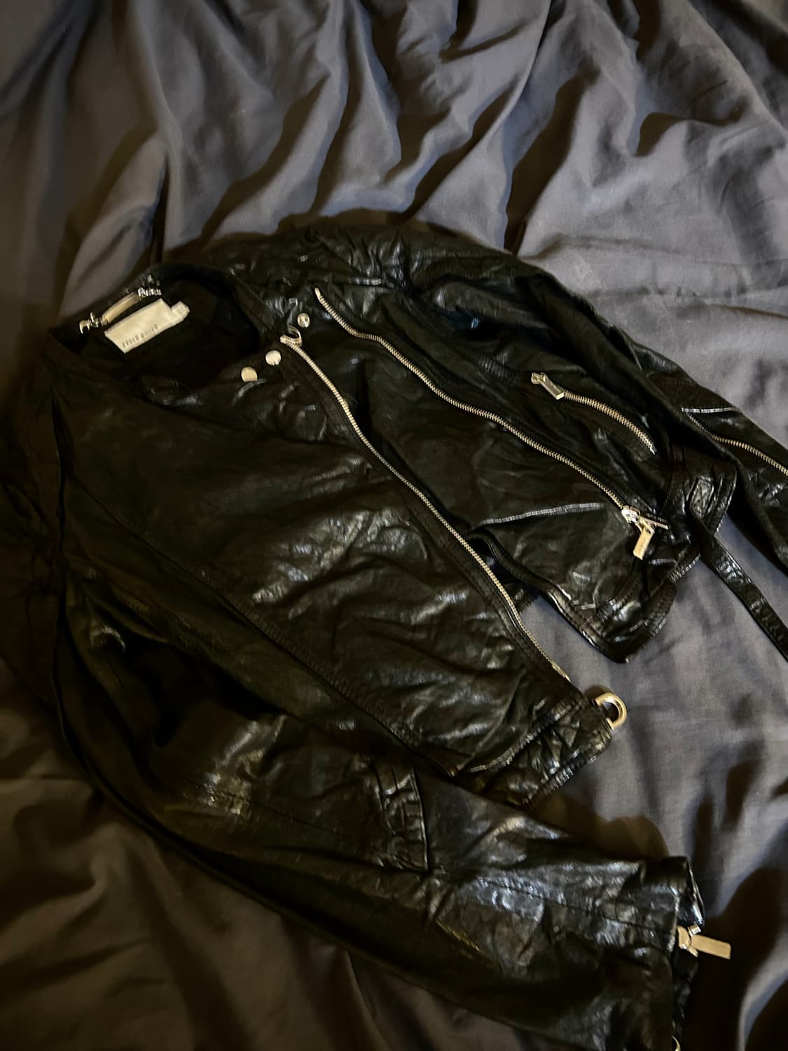 Sheep Skin Leather Rider Jacket 상품이미지3