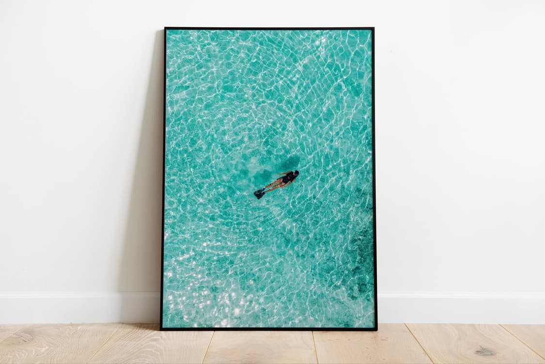 바다 여름 액자 대형 사이즈 50x70cm 요시고 스타일 상품이미지3