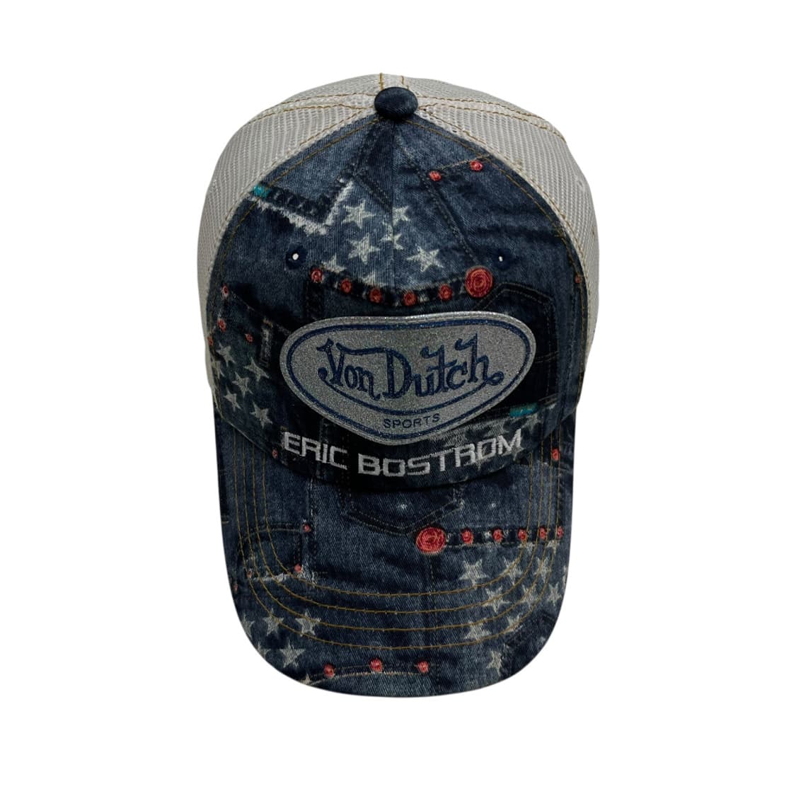 본더치 y2k 펑크맛 블루 볼캡 상품이미지4