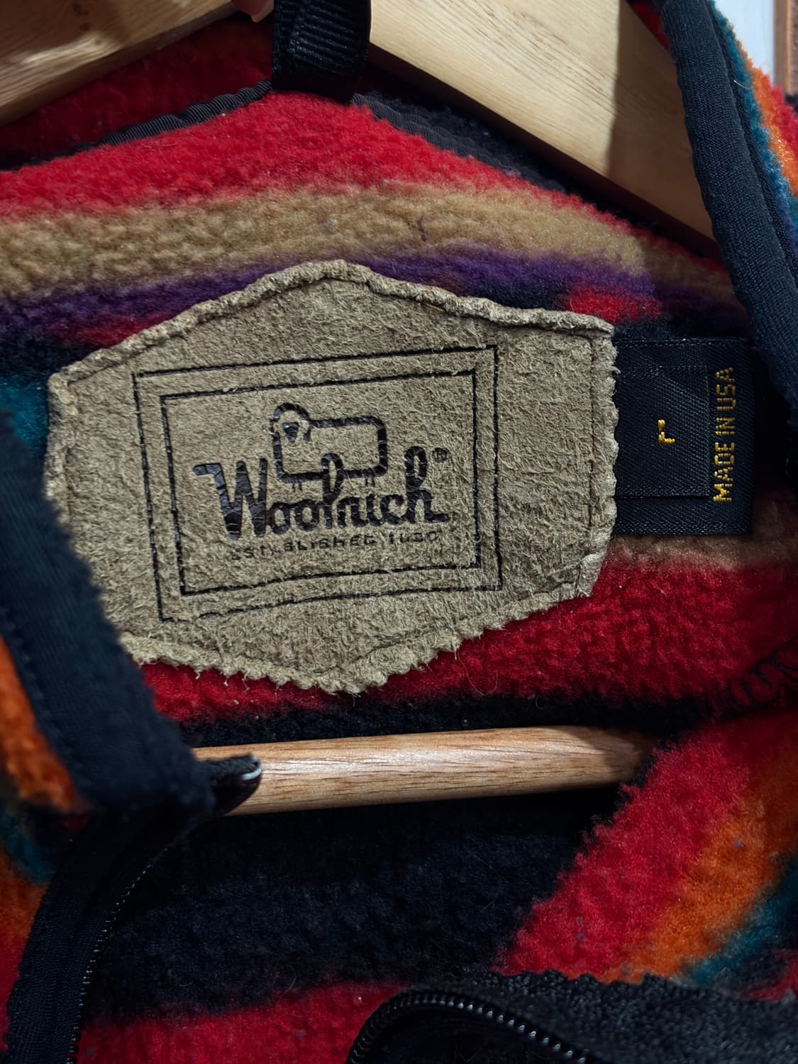 Woolrich USA 네이티브 플리스 하프집업 상품이미지4