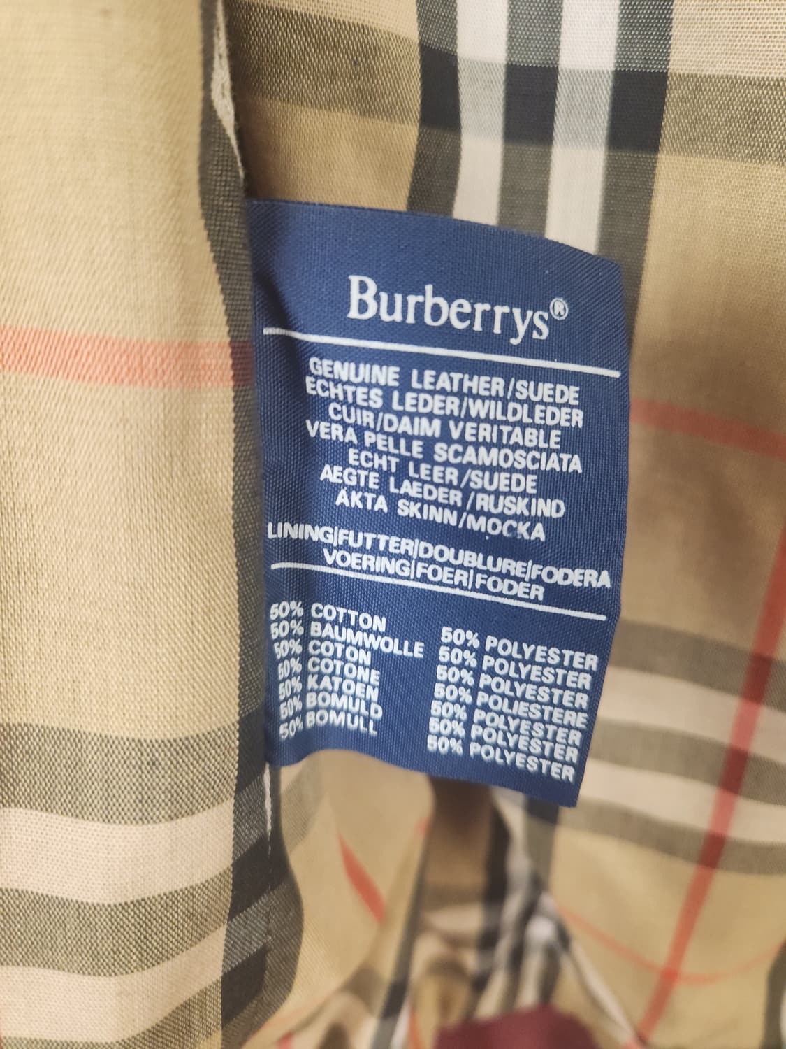 버버리 스웨이드 자켓 상품이미지5