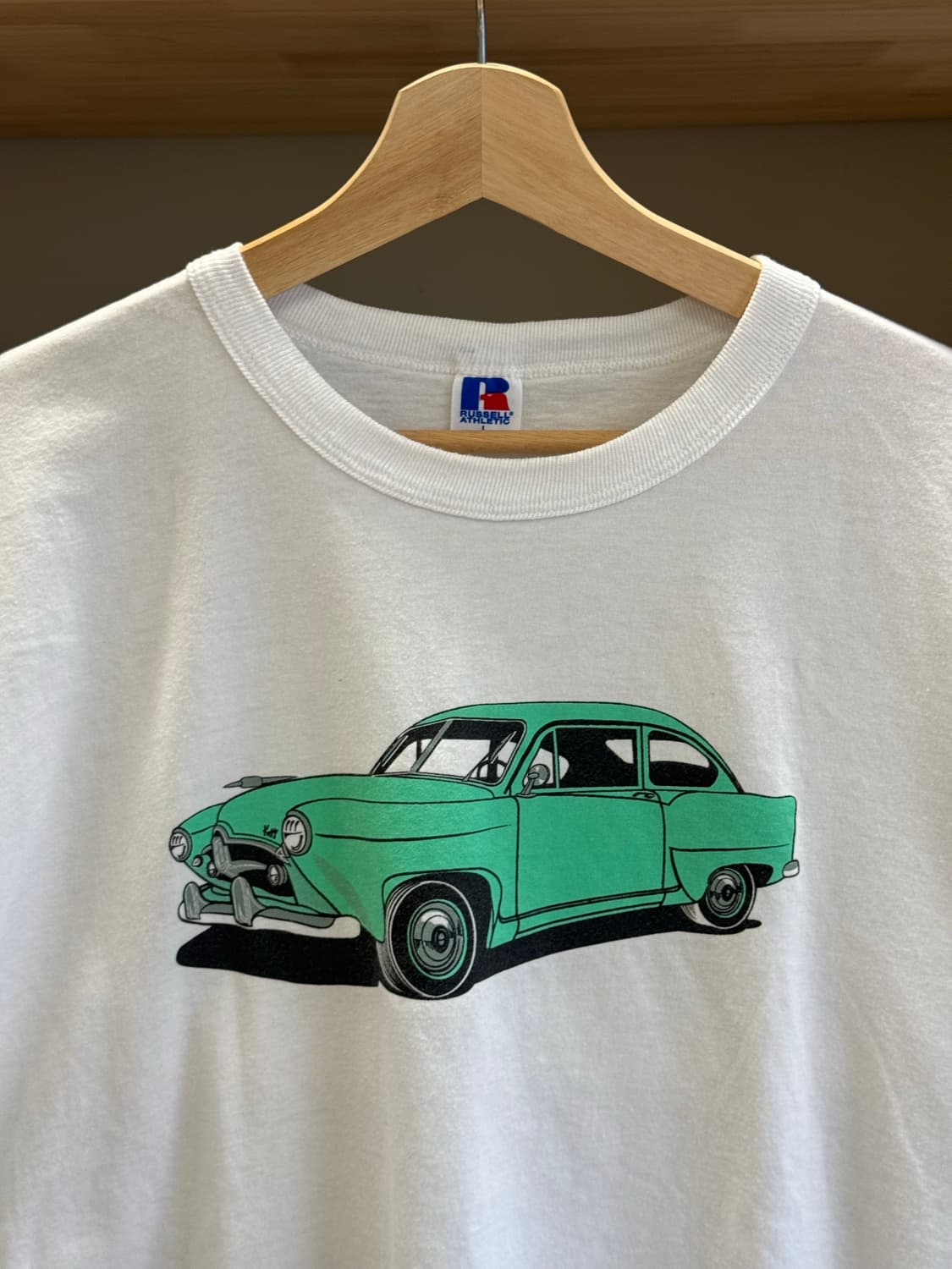 90s usa russell t-shirts L 상품이미지2