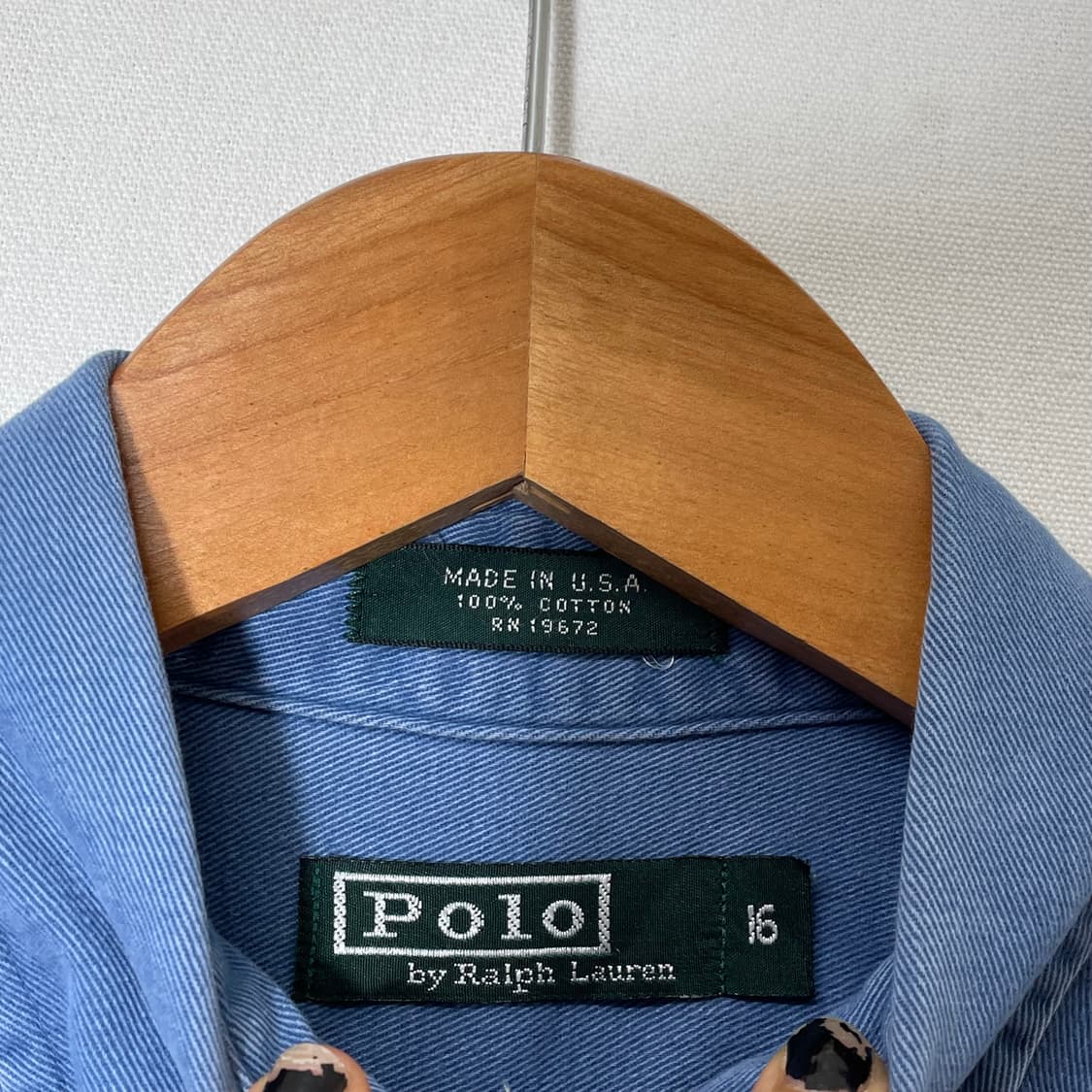 폴로 랄프로렌 데님 셔츠 M 상품이미지3