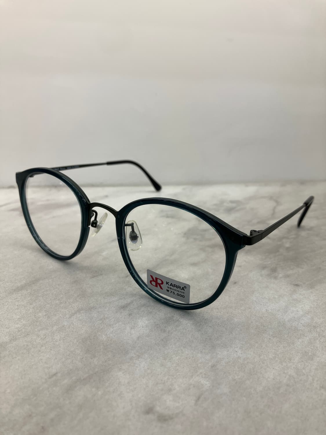 카라 KARRA 그레이 딥그린 솔텍스 메탈테 안경 상품이미지9