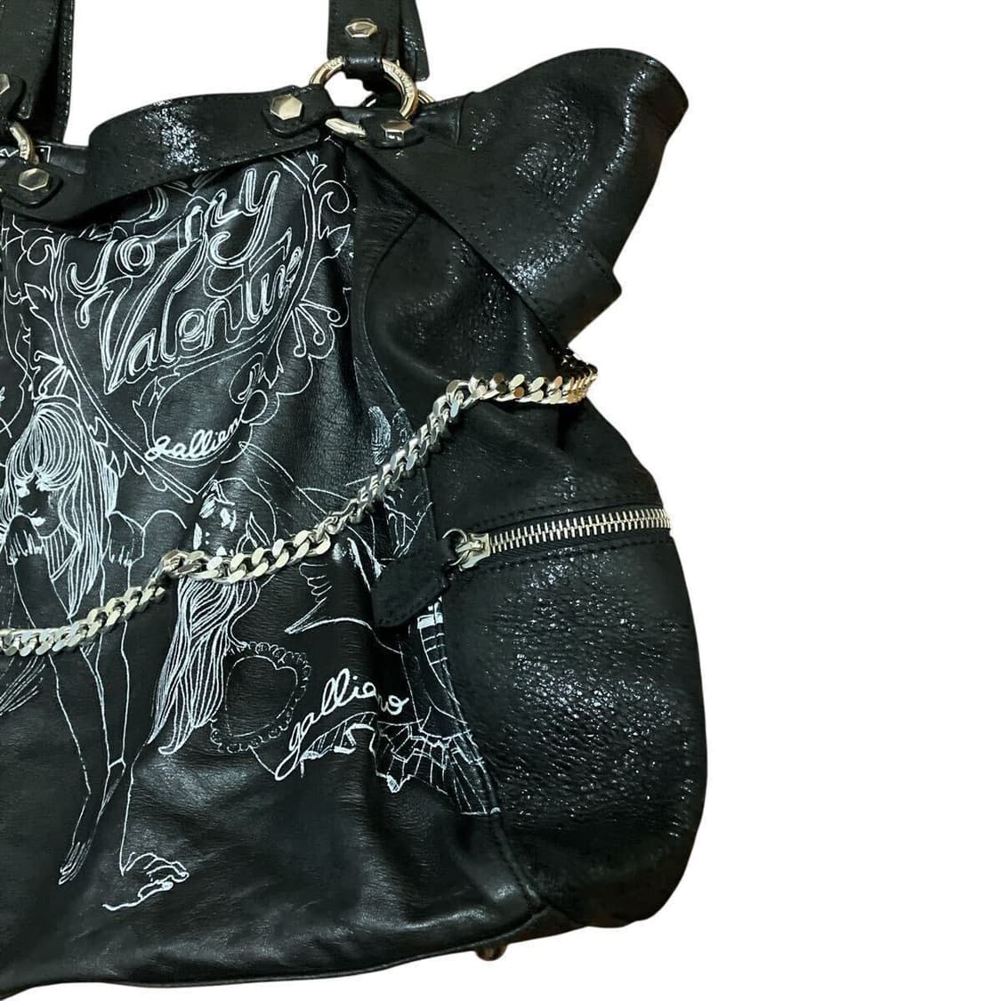John Galliano leather shoulder bag  상품이미지5