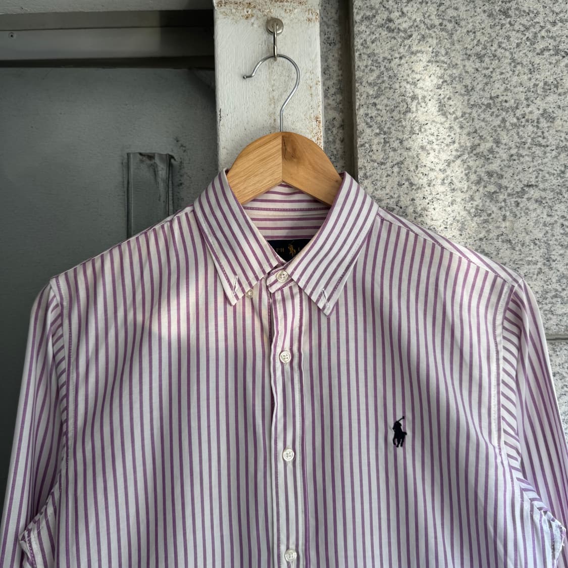 폴로 랄프로렌 포니 로고 스트라이프 셔츠 상품이미지3