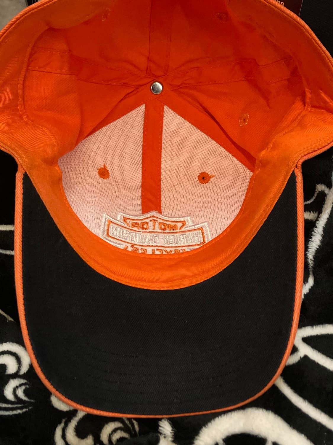 할리데이비슨 바앤실드 볼캡 오렌지  #csz2942 상품이미지3