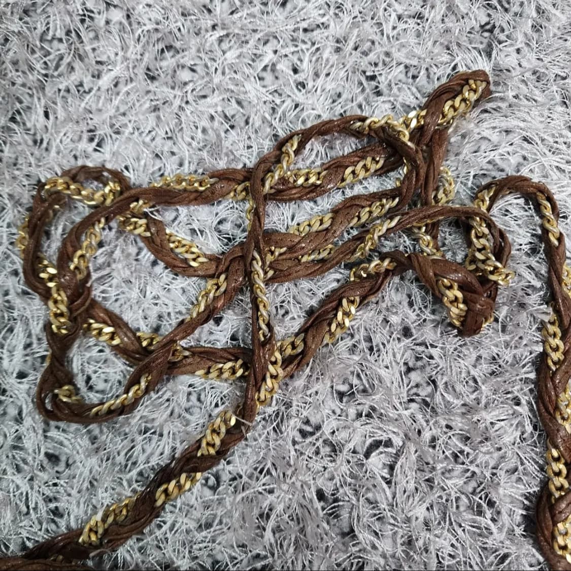 발리 레더 퀼팅 숄더백 상품이미지5