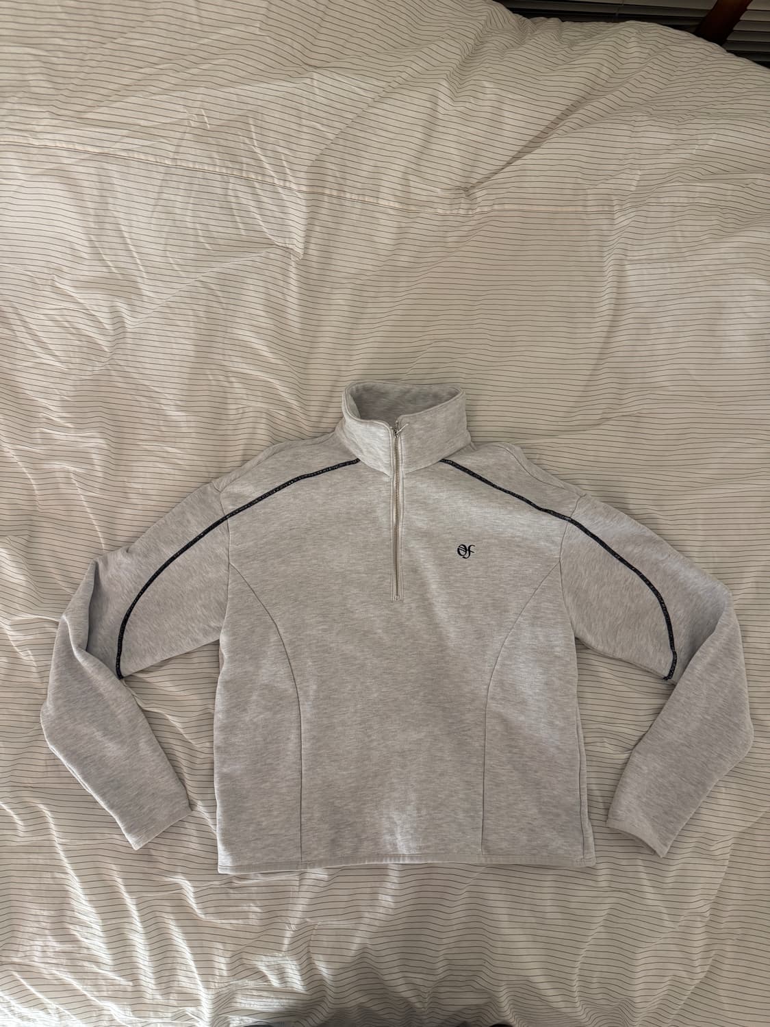 하프집업 크롭 스웻셔츠 상품이미지3