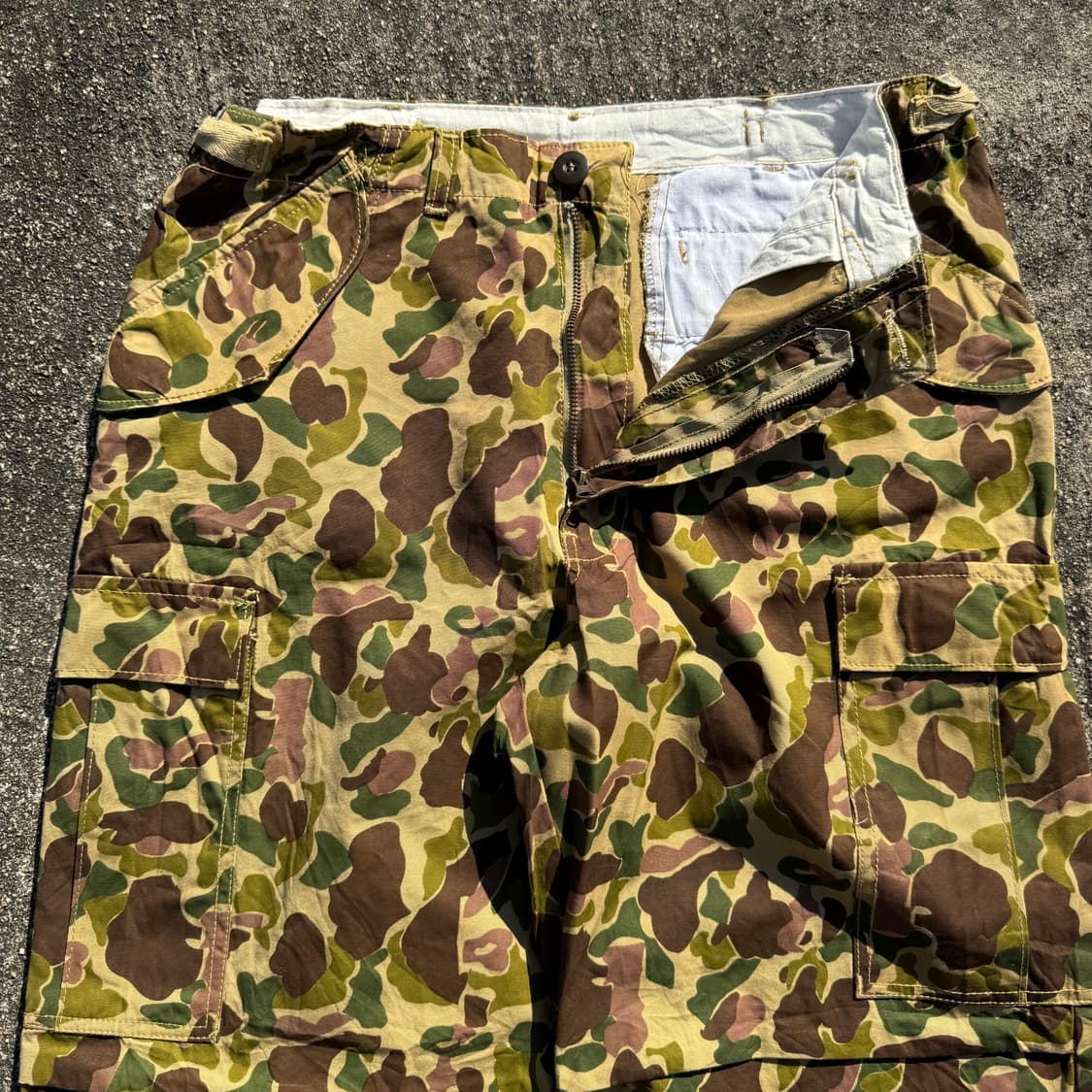 [33] 빈티지 덕 헌팅 카모 패턴 카고 팬츠 상품이미지3