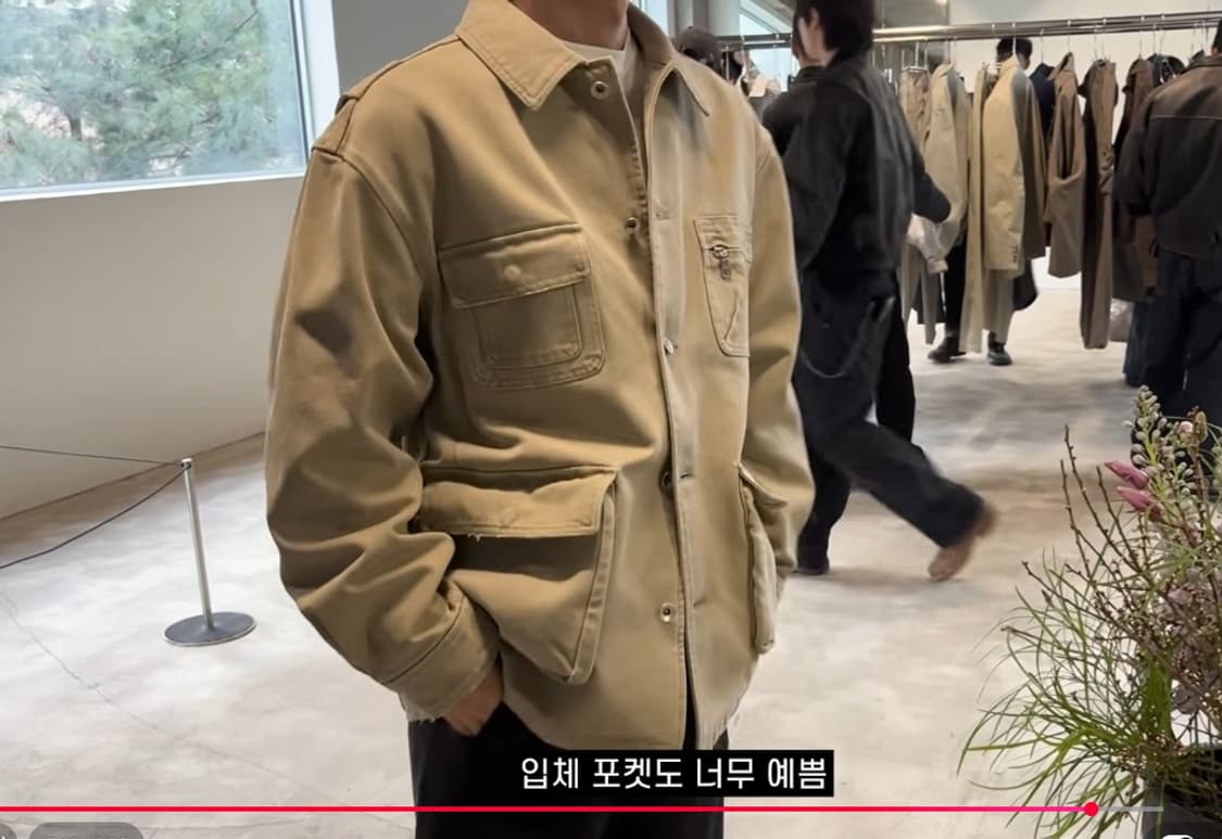 26S/S 쿠어 오버 다이드 커버올 자켓 XL 베이지 (워크자켓) 상품이미지5