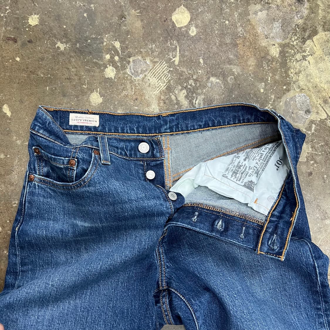 28) 리바이스 501 프리미엄 청바지 빅E 데님팬츠 상품이미지4