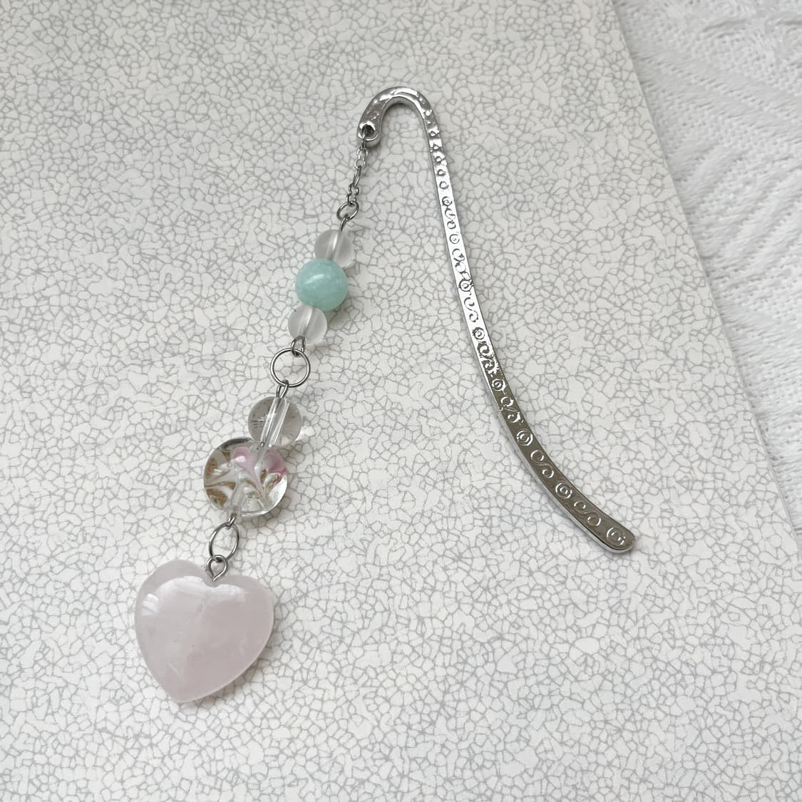 ⊰love drop⊱ bookmark 하트 원석 책갈피 상품이미지2