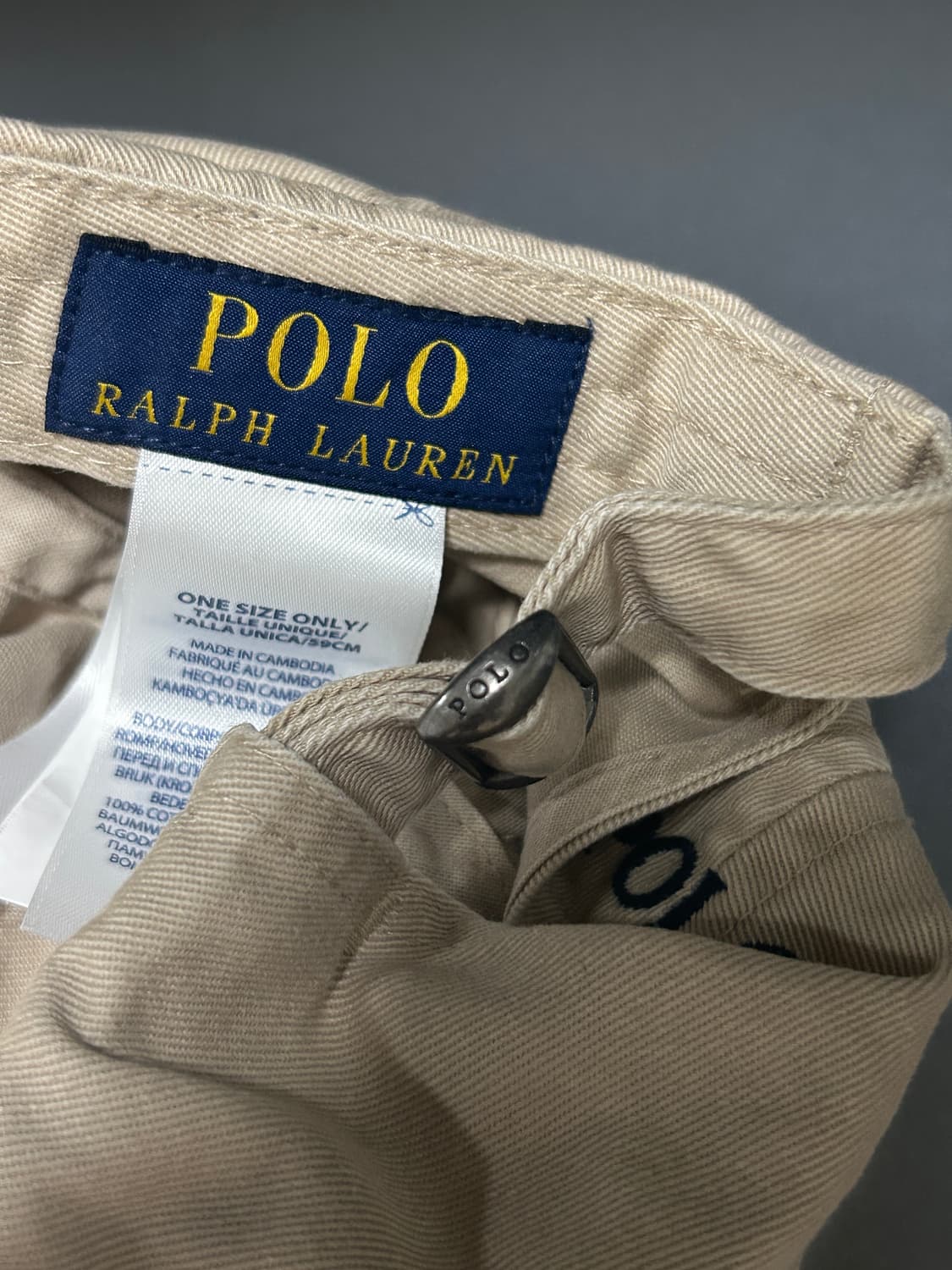 폴로랄프로렌 베이지 모자 상품이미지3