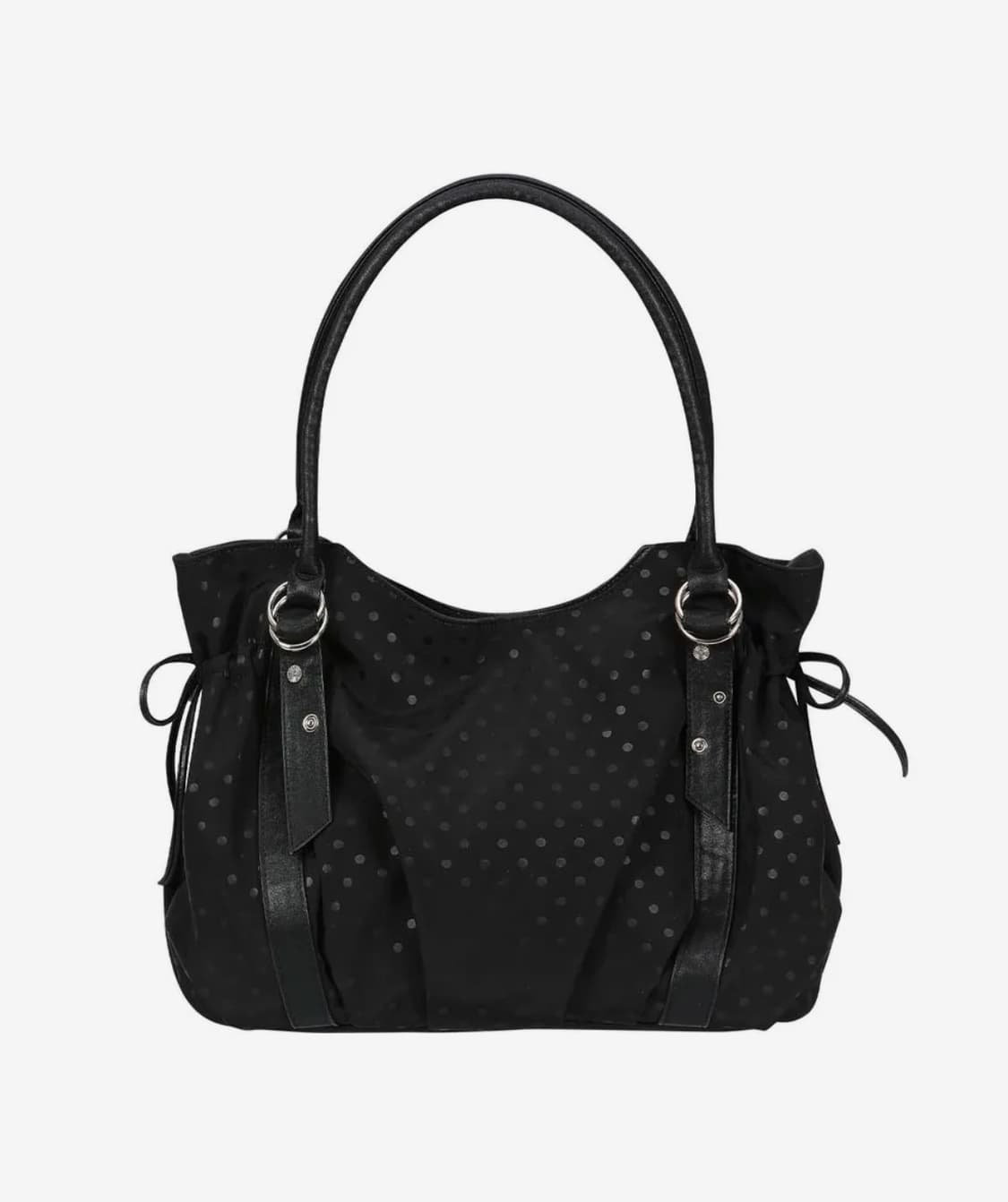 여밈 미세키서울 퍼프백 puff bag (black dot) 상품이미지1