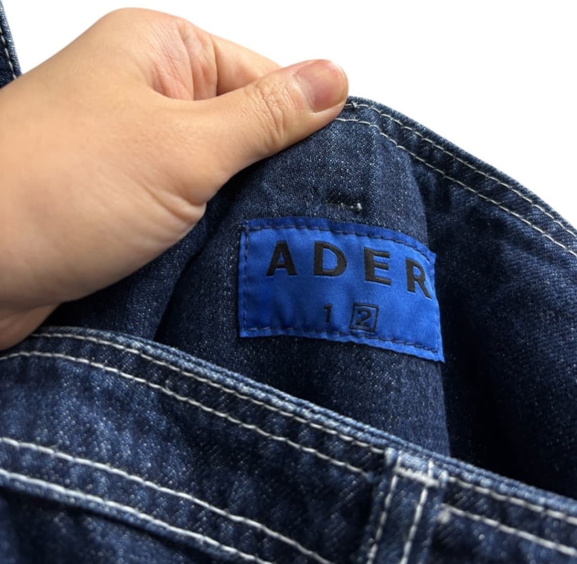 아더에러 데님 오버롤 팬츠2 상품이미지6