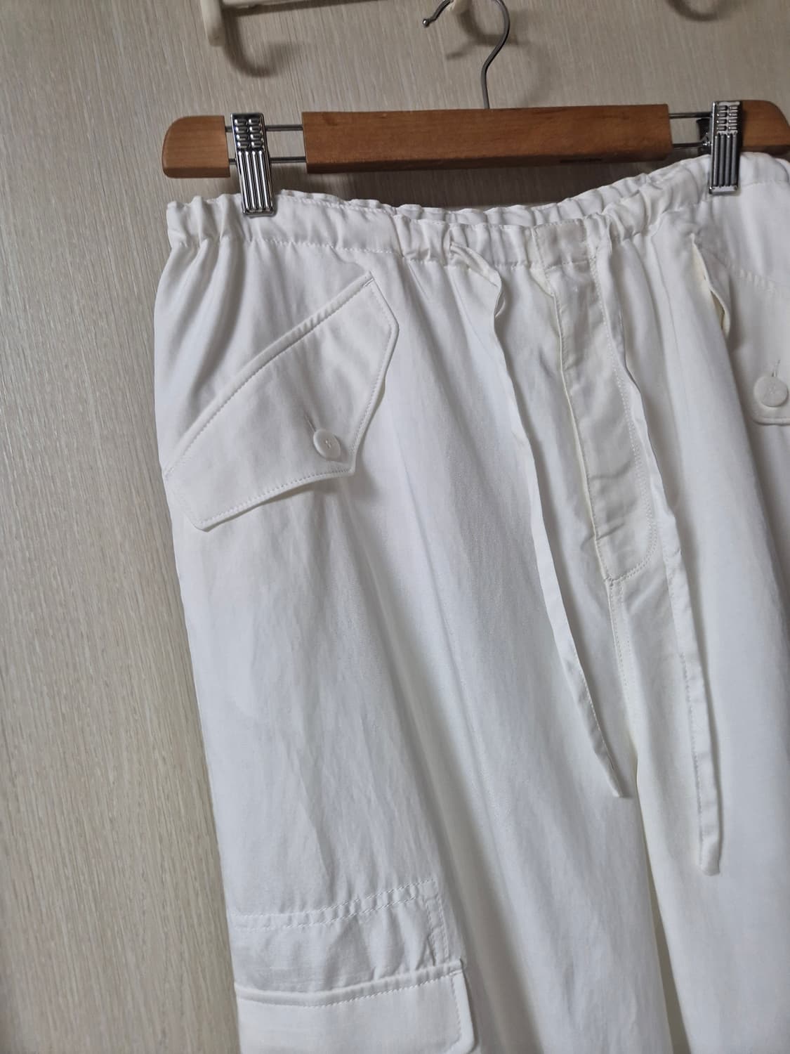  FARVEN  파르벵 포터 스트링 카고 팬츠 아이보리 상품이미지5