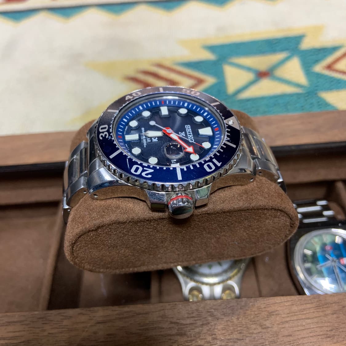 세이코 솔라 PADI 다이버 시계 상품이미지4