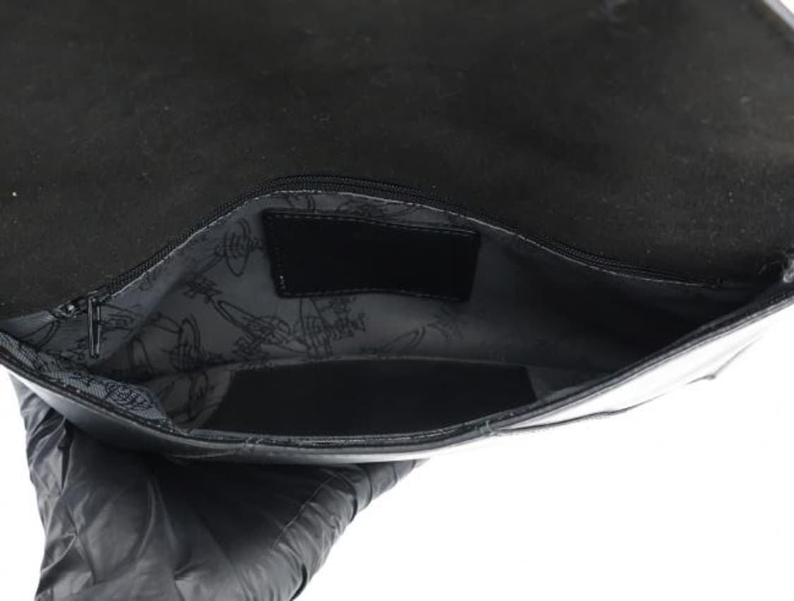 Vivienne westwood블랙 레더 폴드 백 상품이미지7