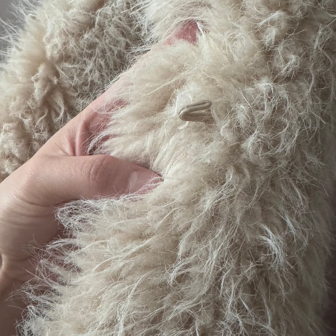 Mixxo 미쏘 베이지 퍼자켓 M (실착샷 O) 상품이미지7