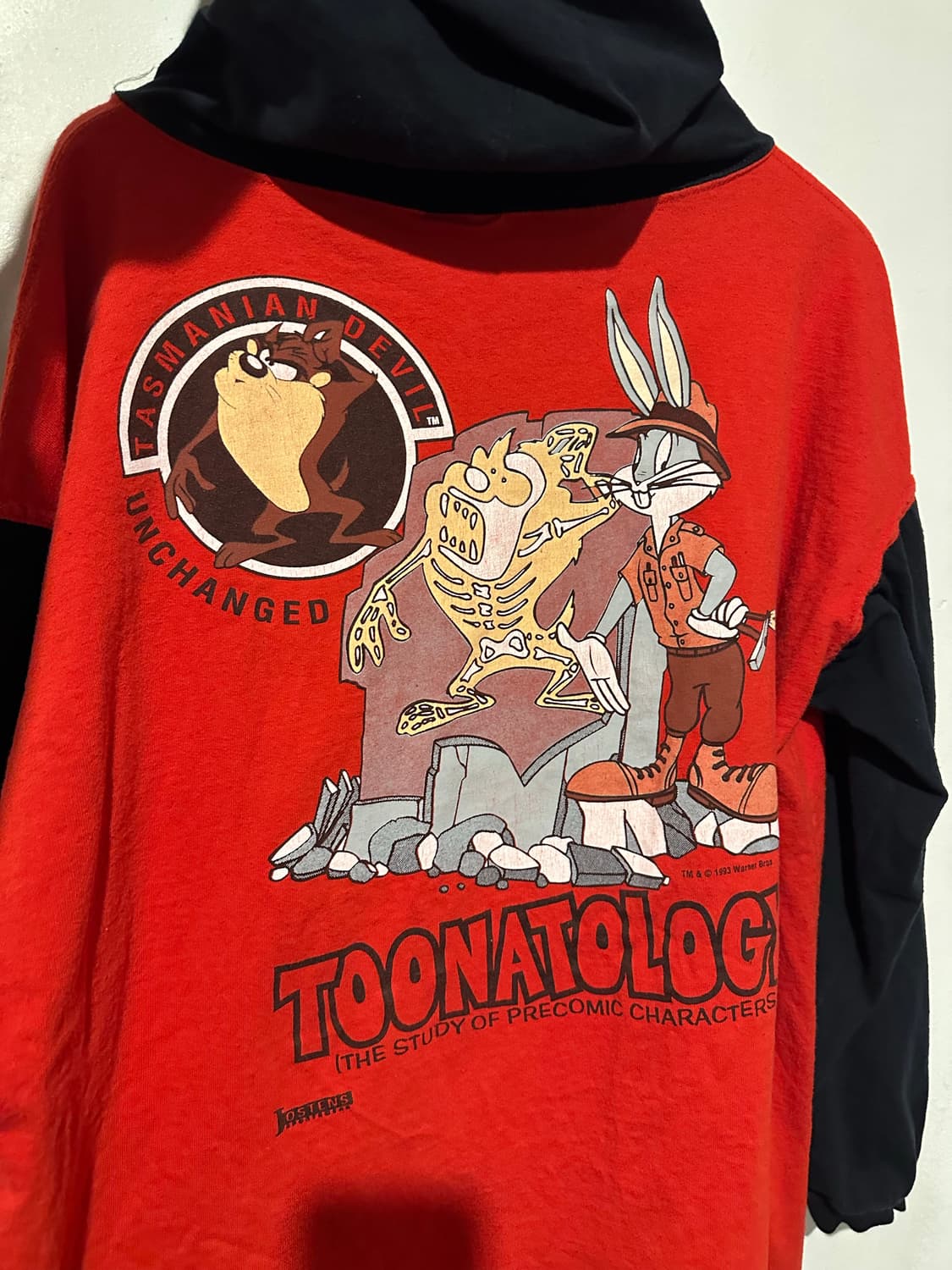 빈티지 90s 루니툰즈 슬리브 후드  상품이미지4