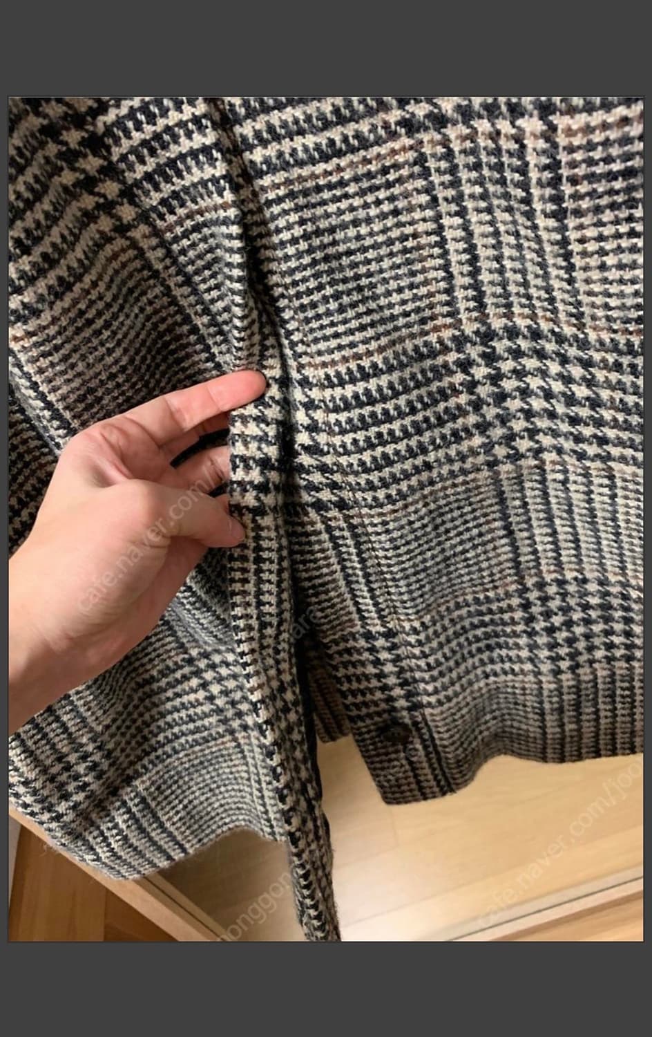 Aspesi 울체크코트 아스페시 체크울코트 m 상품이미지7