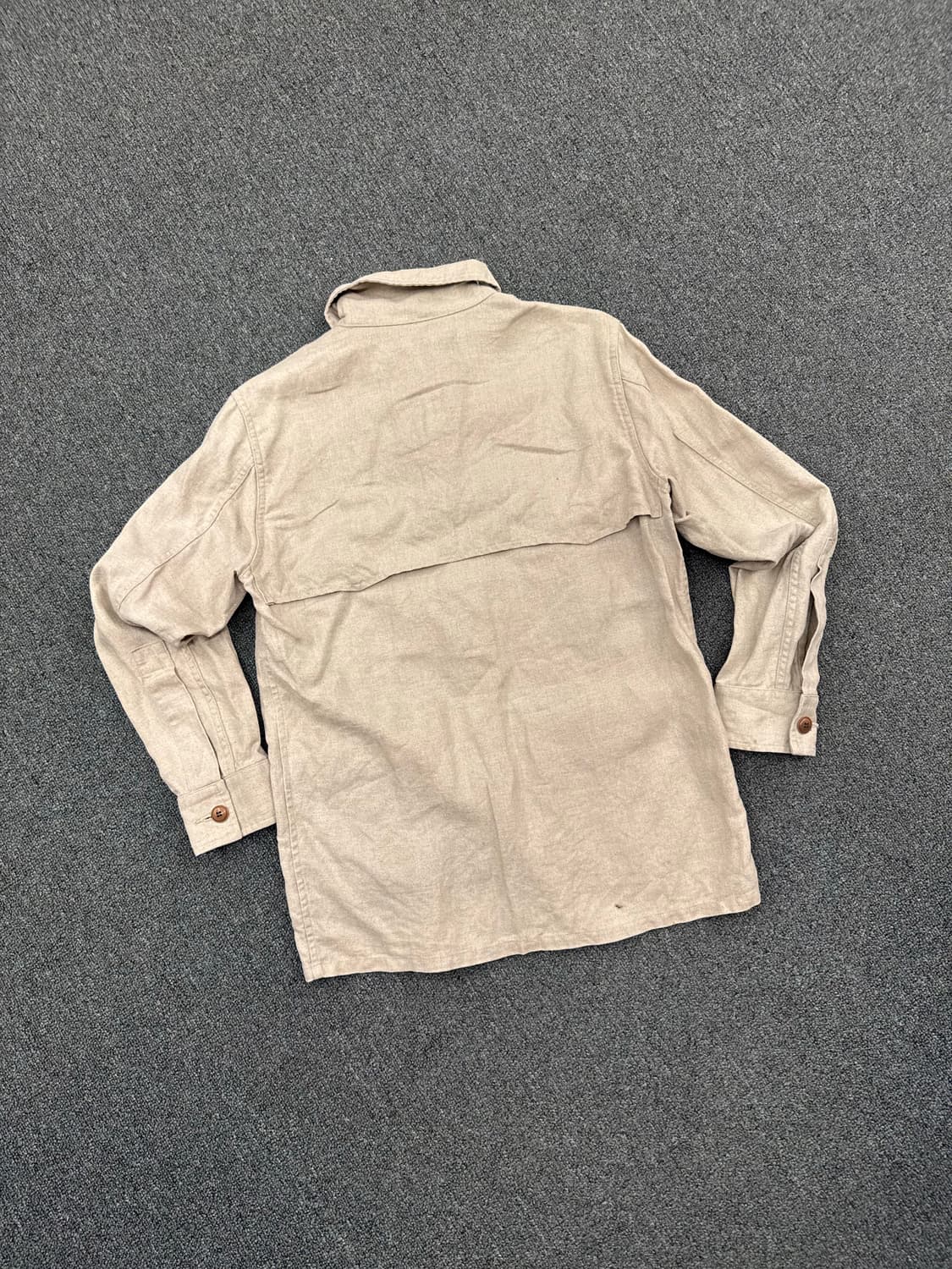 M)Haversack 하버색 빈티지 베이지 린넨 헌팅자켓 상품이미지7