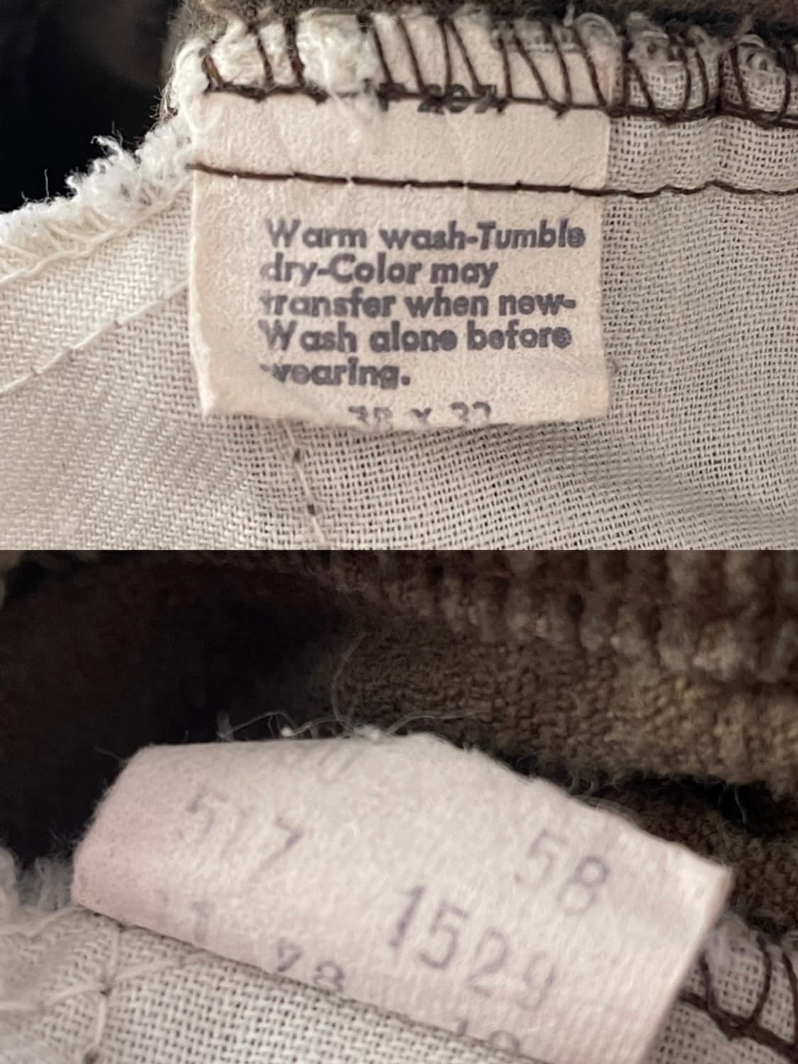 70s Levis 517 Coduroy Brown pants 상품이미지10