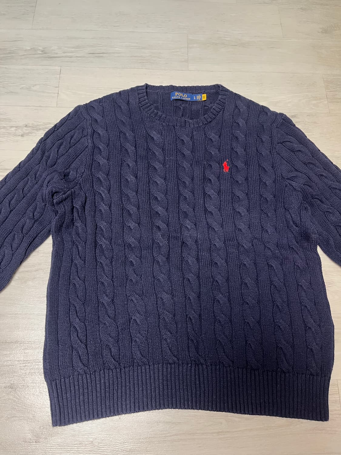 폴로 랄프로렌 케이블 니트 L 상품이미지2