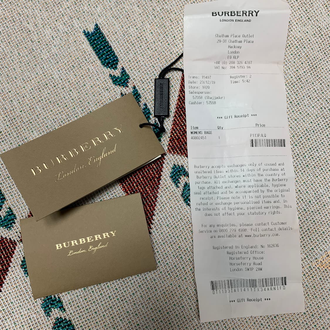 버버리 헤스톤 체크 캔버스 버킷백 크로스백 상품이미지9