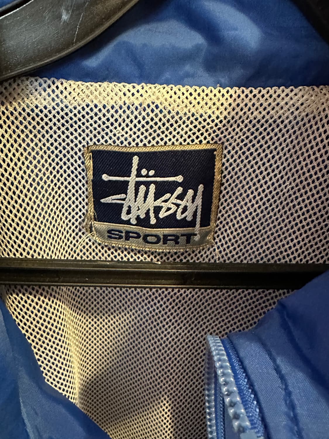 스투시 스포츠 바람막이 블루  체감 XL 상품이미지3