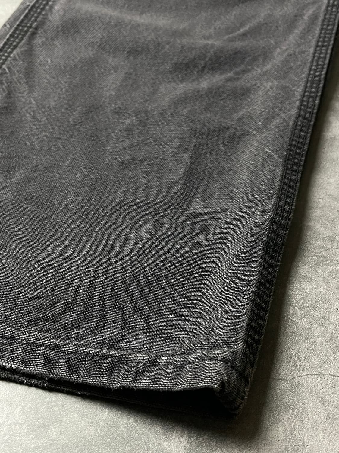 CARHARTT 칼하트 빈티지 차콜블랙 싱글니 워크팬츠 상품이미지5