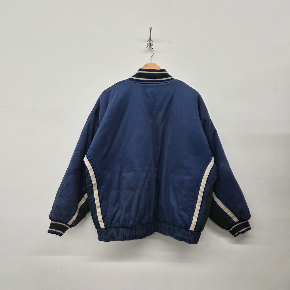 스타터 블루 바시티 자켓 점퍼 남녀공용 M 상품이미지5