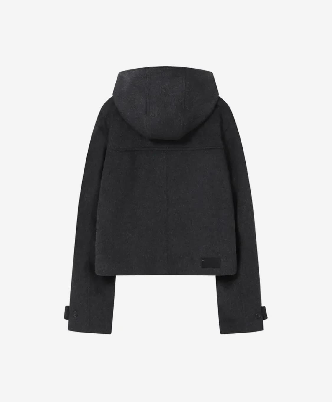 미세키서울 더플 숏 코트 차콜 상품이미지3