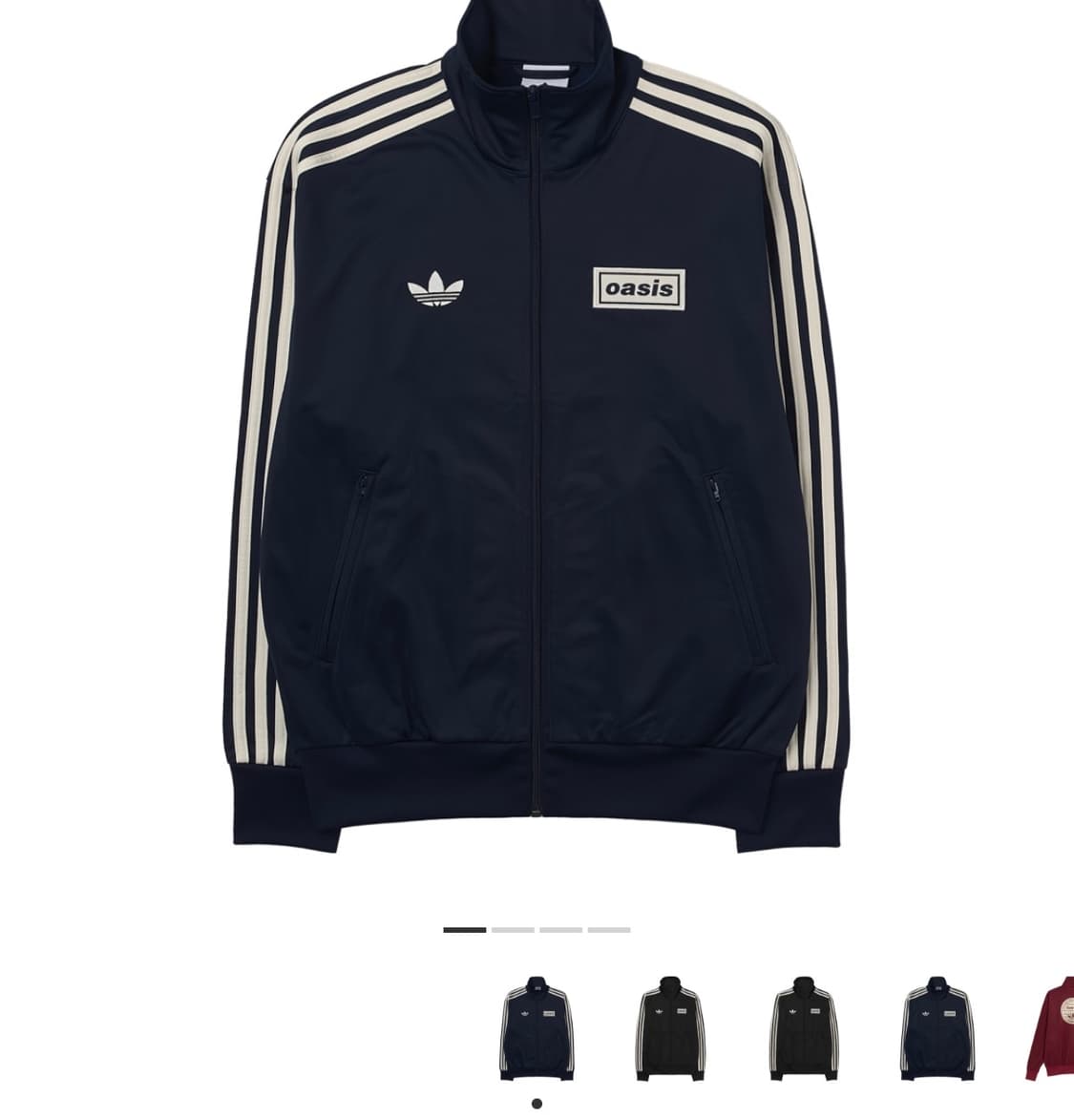 아디다스(오아시스) 트랙탑 나이트 인디고(1회착, 하자x) 상품이미지1