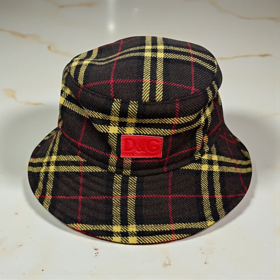 돌체앤가바나 여성 아카이브 플란넬 버킷햇 상품이미지2