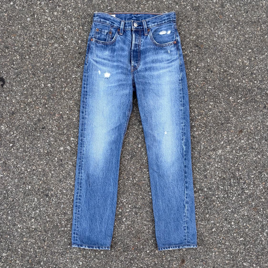 리바이스 501 프리미엄 스트레이트 중청 데님 (28)  상품이미지1