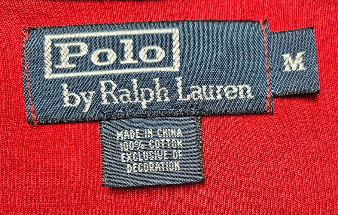 (95~100)M ☆초대장급☆ 랄프로렌폴로 [버건디] 하프 반집업니트 상품이미지2