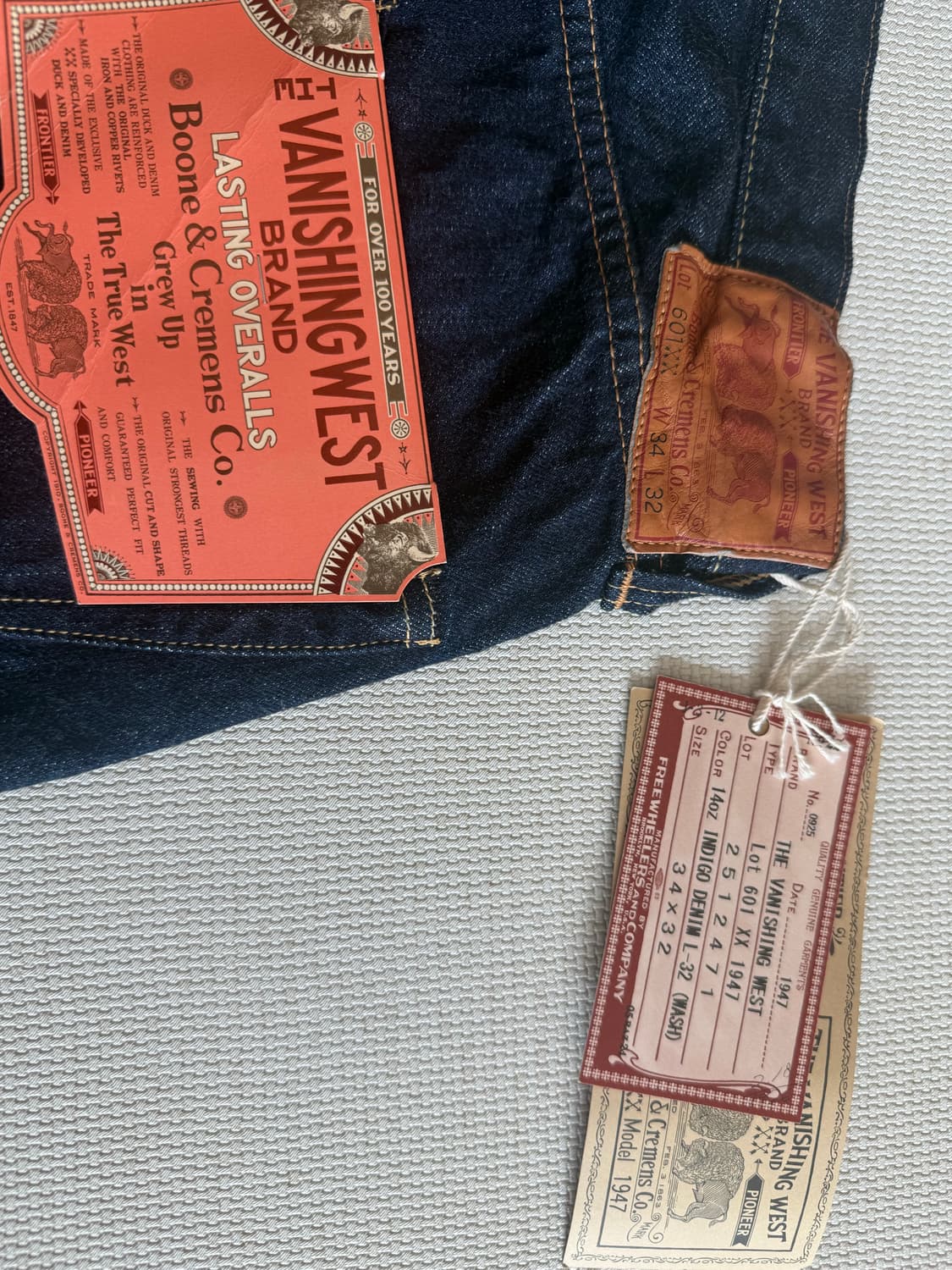 프리휠러스 Lot601XX 1947 데님팬츠 상품이미지3