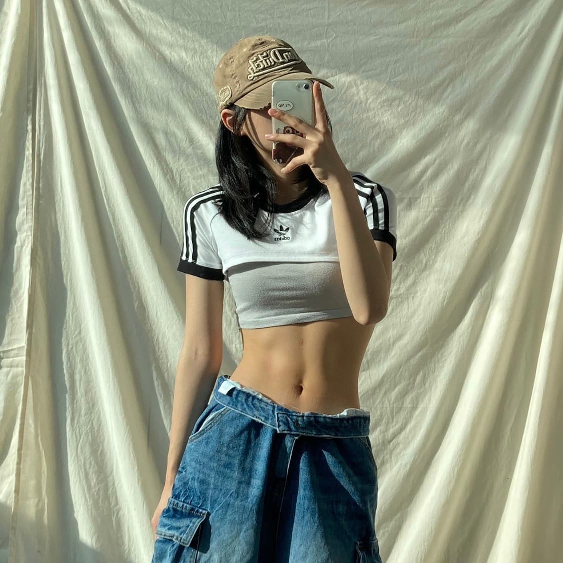 아디다스 크롭티 상품이미지1