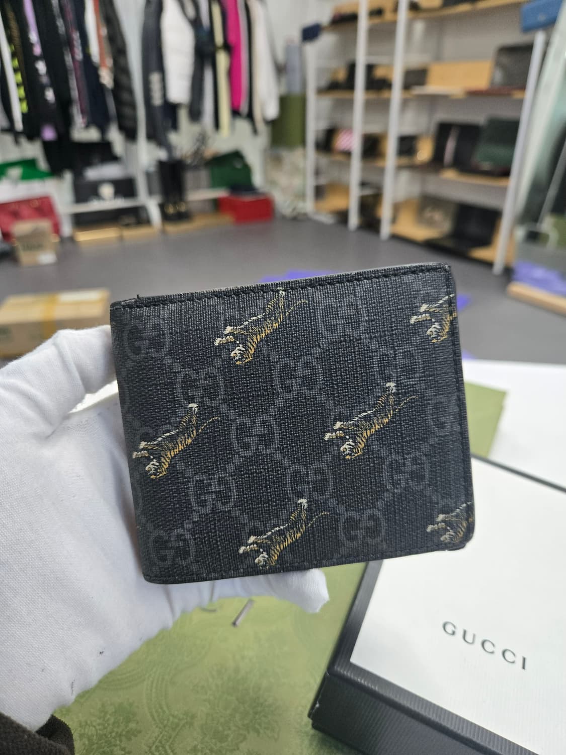 [A급컨디션]구찌 점핑타이거 반지갑 상품이미지2