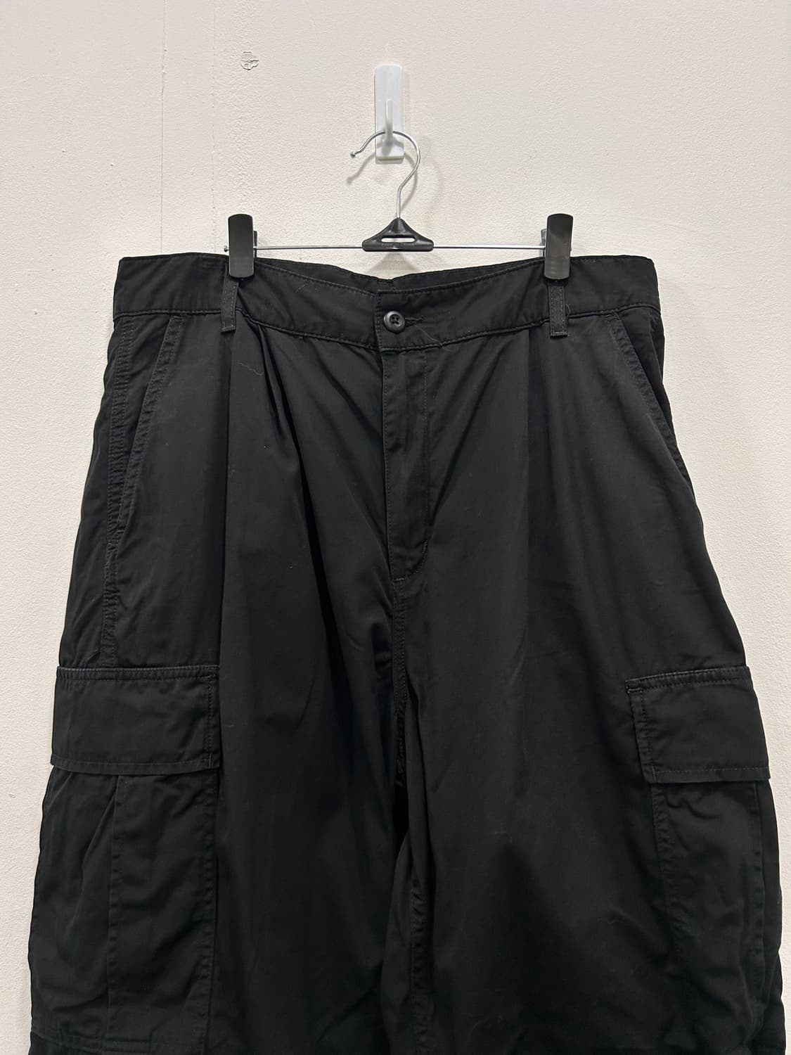 칼하트 콜 카고팬츠 32인치 블랙 와이드핏 상품이미지5