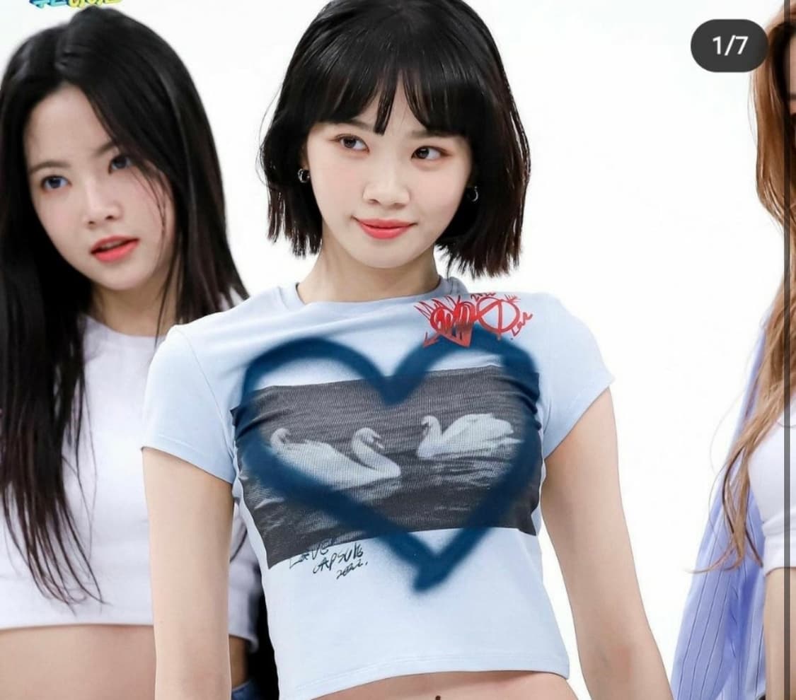 THEOPEN PRODUCT 더오픈프로덕트 love baby 크롭티 상품이미지7